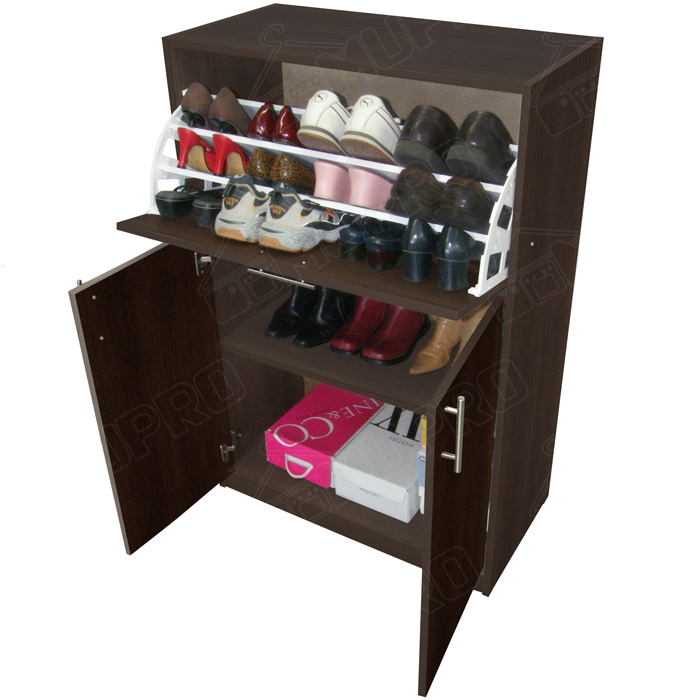 Mupro Closets y Cocinas Integrales  Zapatera para 24 pares (color wengue)